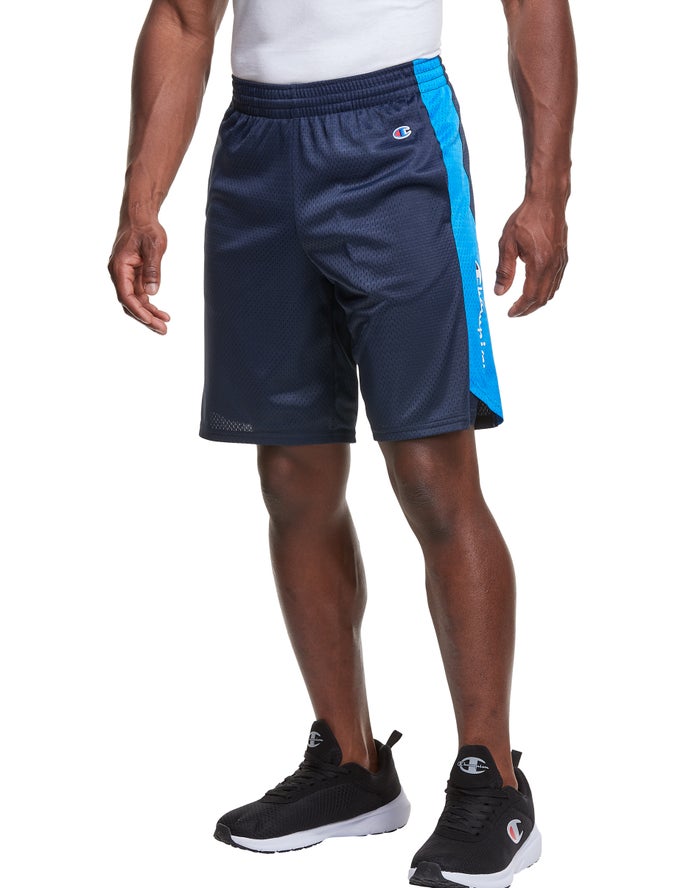 Champion Herre Shorts Mørkeblå - Mesh Basketball - Danmark TCG-650729